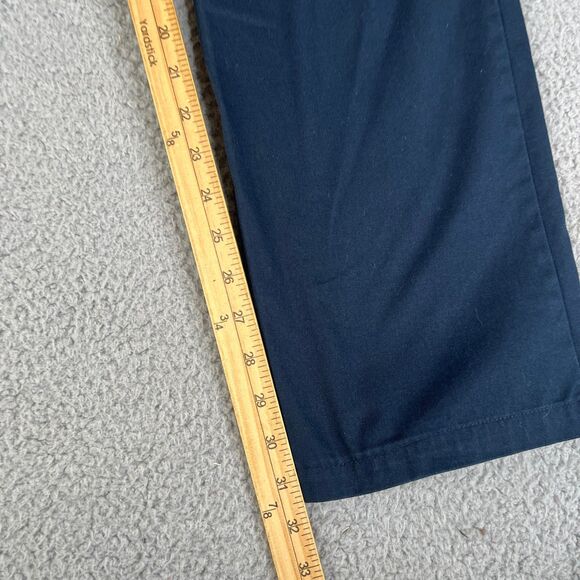 Volcom Chino Pants Mens 36x31 Blue Cotton Blend Straight Leg Skate Surf Casual - Picture 10 of 11